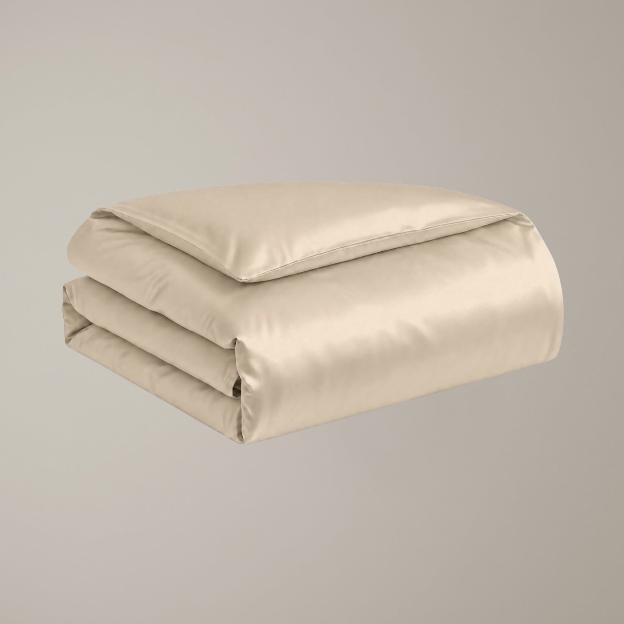 Finole Bettwäsche Set in Linen, gefaltete premium Bettwäsche aus ägyptischer Baumwolle / Egyptian cotton bedding set #Farbe_Linen