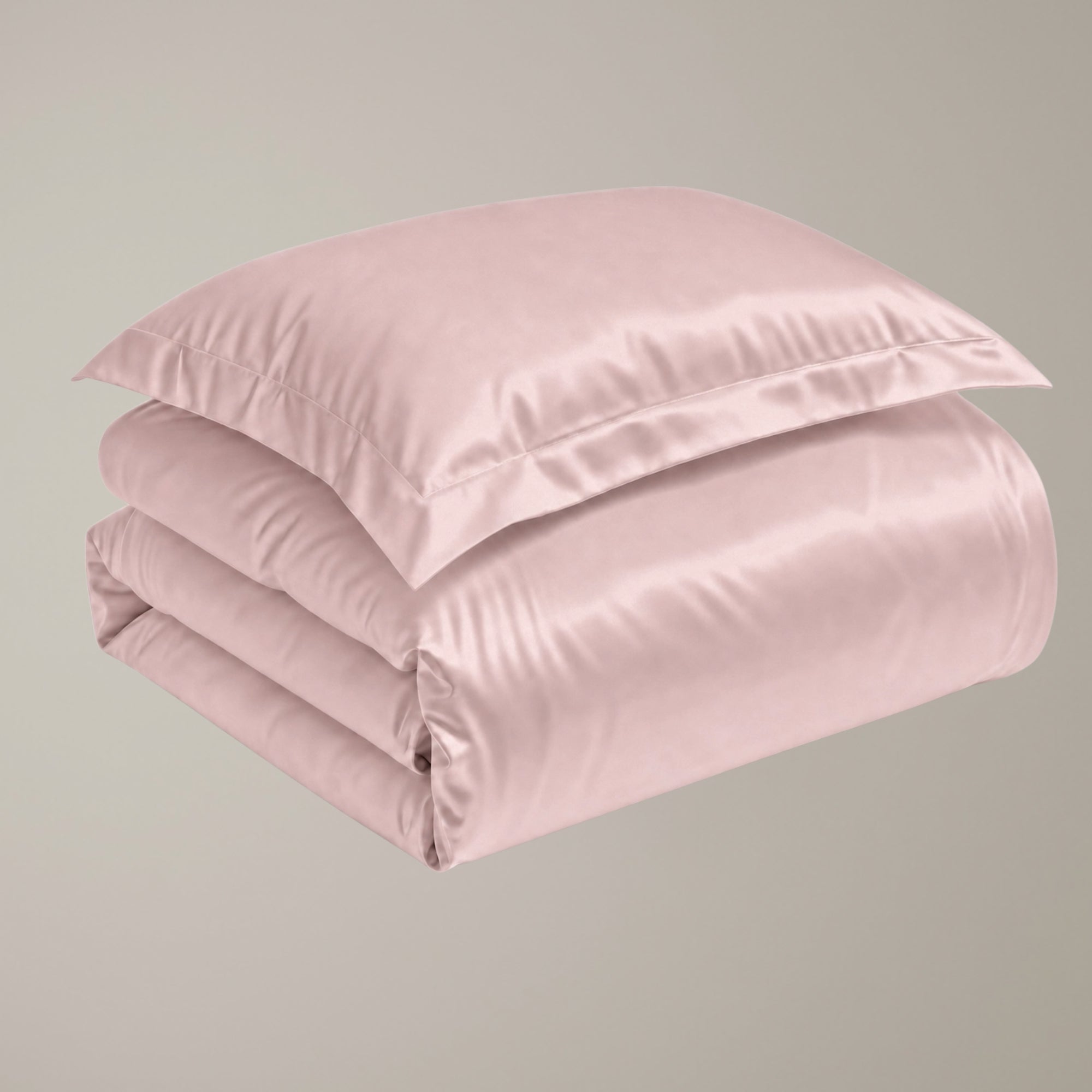 Finole Bettwäsche Set in Nauge Rose, gefaltete premium Bettwäsche aus ägyptischer Baumwolle / Egyptian cotton bedding set #Farbe_Nuge Rose