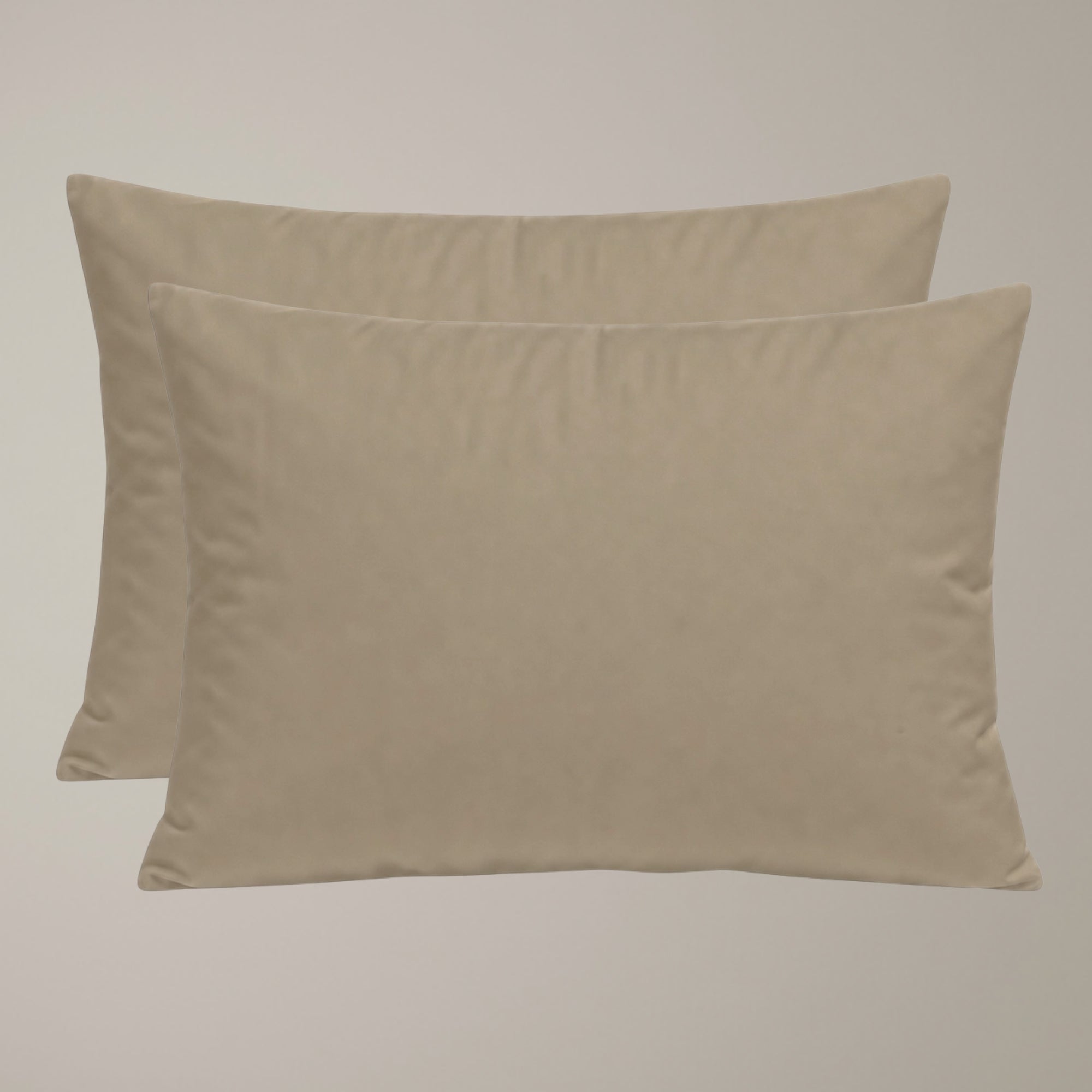 Finole Kissenbezug in Eucalyptus, 2er Set Kissenbezüge aus ägyptischer Baumwolle Perkal / Egyptian cotton Perkal pillowcases #Farbe_Eucalyptus