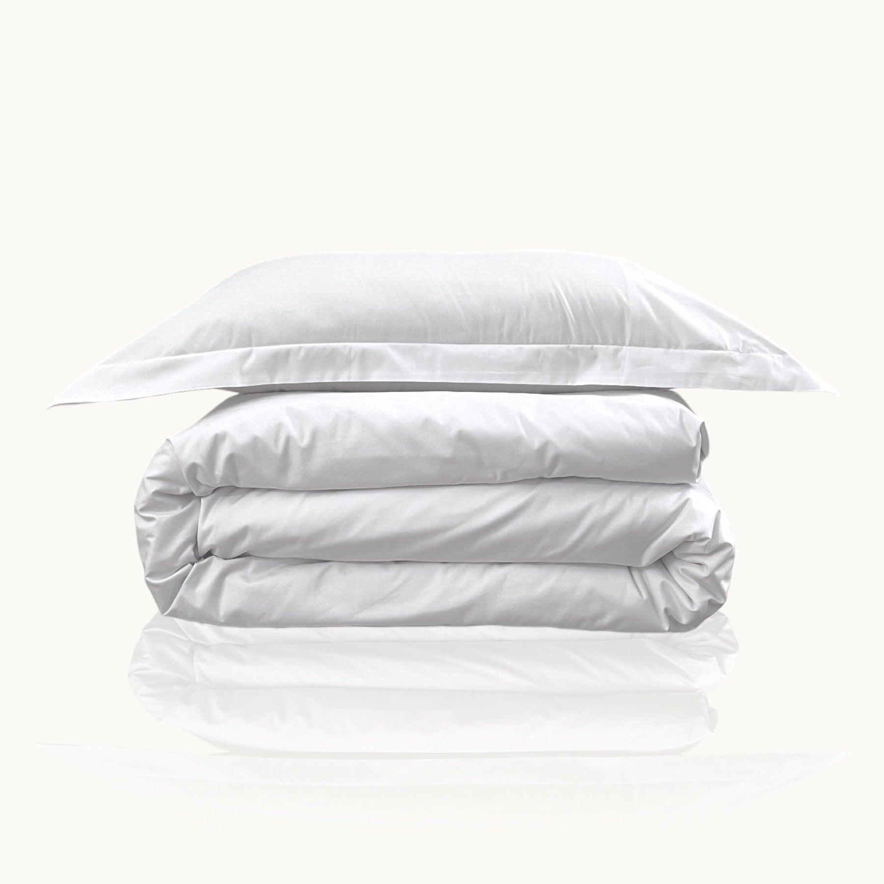 #Farbe_White Luxuriöses Bettwäsche-Set aus ägyptischer Baumwolle in Weiß, Perkal Stoff mit 600 Fäden, ideal für exklusiven Komfort und stilvolle Schlafzimmer.